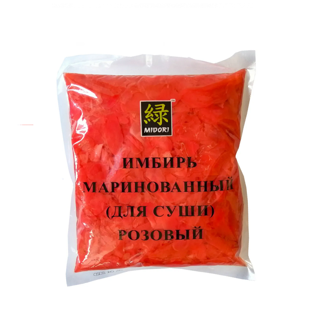Имбирь маринованный розовый Китай 1кг/10кг/24мес