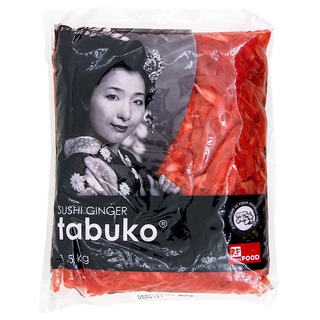 Имбирь маринованный розовый TABUKO 1 кг/10кг/18мес
